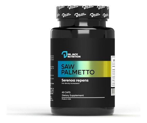 Saw Palmetto 500mg - Prostata 60 Capsulas | Dr Jack Nutrition 