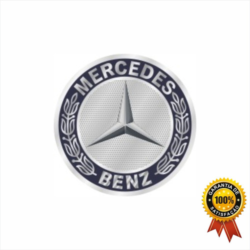 Emblema/adesivo Resinado  Mercedes-benz Logo Grande