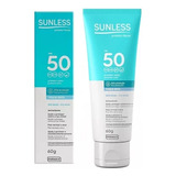 Protetor Solar Facial Fps50 Sunless 60g Toque Seco Sem Cor