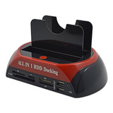 Hd All In 1 Hdd Docking Usb 2,0 / 3.0 Sata Backup Leitor
