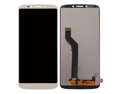 Tela Completa Para Moto E5 Plus Dourado