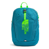 The North Face Mochila Mini Recon Para Niños, Musgo Azul/ver