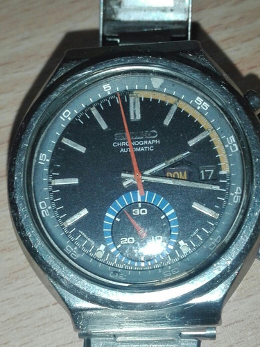 Reloj Seiko Cronografo Automatico Blu Eyes 6139 - 7060