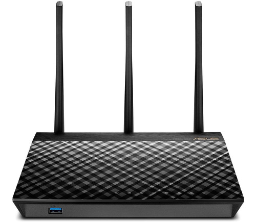 Enrutador Wi-fi Asus Ac1750 Rt-ac66u B1, Doble Banda, 1300 M