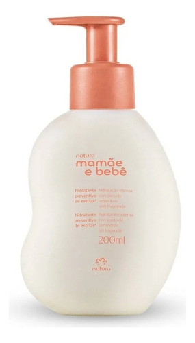  Hidratante Preventivo De Estrias Natura Mamãe Bebê 200ml  