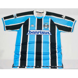 Camisa Jogo Grêmio Kappa 2002 Tinga 7 Tricolor G