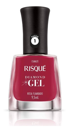 Esmalte Risque Diamond Gel Várias Cores Atacado Revenda Cores Rosa Flambado