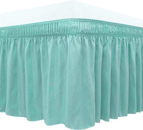 Faldón De Cama Biscaynebay, Queen, Ajustable, 48cm, Aqua