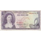 Colombia  2 Pesos Oro 1 De Enero 1972