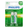Pilas Recargables Aa Philips 2500mah Ni-mh Blister X 2 Unid | MercadoLibre