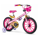 Bicicleta Infantil Com Rodinhas - Aro 16 - Princesas Disney