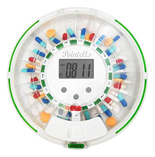 Pointells - Dispensador Automtico De Pastillas Con Alarma De