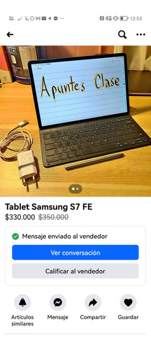 Tablet Samsung Galaxy Tab S6 Lite 64gb