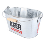 Cubo De Hielo Metálico Con Asa Lateral Para Cerveza, Elegant