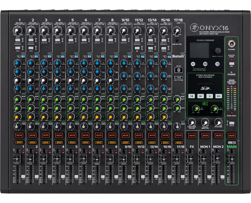 Consola Mixer Mackie Onyx 16 Grabación Multi-track