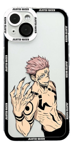 Funda De Teléfono Anime Jujutsu Kaisen Para iPhone, Transpar