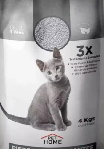 Piedritas Aglutinantes Para Gatos X 4 Kg