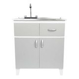 Alacena Gabinete Fregadero Sin Kit Cocina 80cm 4 Colores