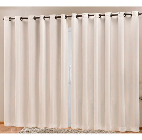 Cortina Porta Balcão Sala Varanda Blecaute Luxo 4,00 X 2,70