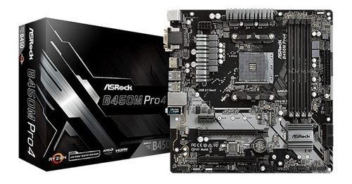 Placa Mãe Asrock B450m Pro4 Amd Socket Am4