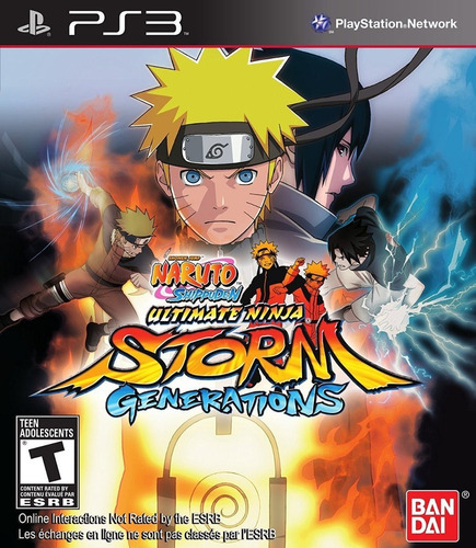 Juego Naruto Shippuden: Ninja Storm Generations Ps3 Físico