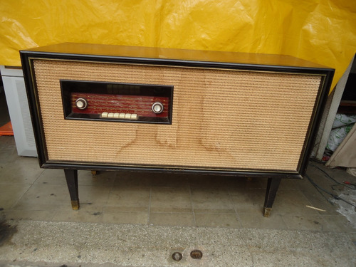 Radio Vitrola Antiga Philips P/ Decoração - Mineirinho.