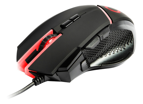 Mouse Gamer Nibio Gear 9 Botones 4000dpi Con Pesas Rgb