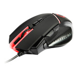 Mouse Gamer Nibio Gear 9 Botones 4000dpi Con Pesas Rgb