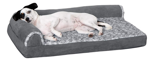 Cama Sofa Ortopedica Con Espuma De Memoria Para Mascotas L