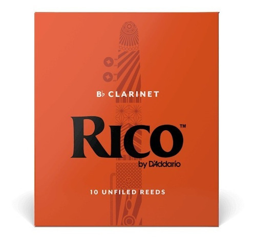 Rico Cañas Clarinete Bb  2.0  - Sib Caja/10 Piezas Daddario