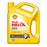 Aceite Shell Helix Hx5 15w40 Mineral 4 L