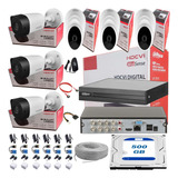 Cámaras De Seguridad Kit Cctv 1080p Dahua Dvr 8ch+6 Cámaras