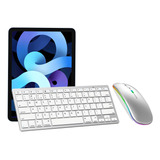 Teclado + Mouse Bluetooth Para iPad Air 4 10.9 A2324, A2325