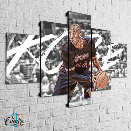 Cuadro Kobe Bryant Moderno Personalizado  Mosaico Basketball