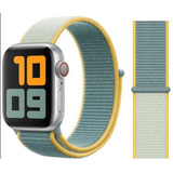 Pulseira Nylon Sport Loop Para Apple Watch 38/40mm Sunshine