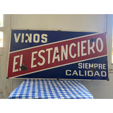 Cartel Antiguo Enlozado, Año 1940 Aprx, 1,20 X 0,60 Mts.