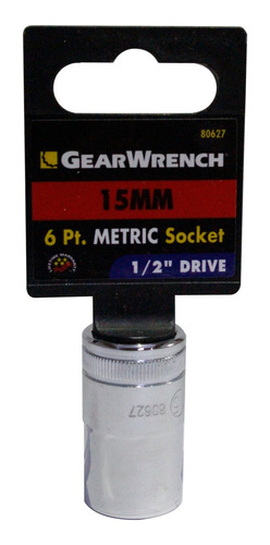 Dado De 1/2 De 6pts  De 15mm Gearwrench 80627