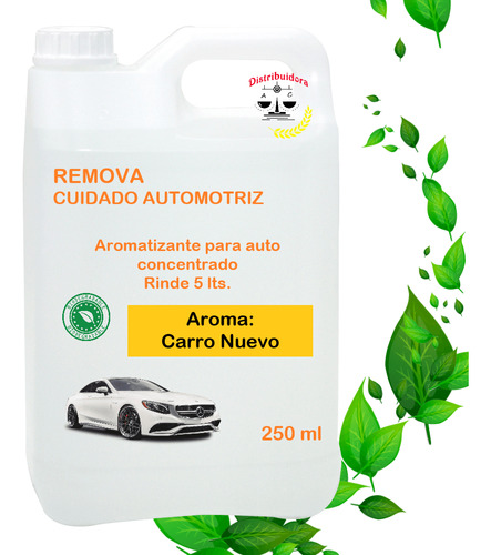 Aromatizante Ambiental Remova Auto Liquido Concentrado 5 L.