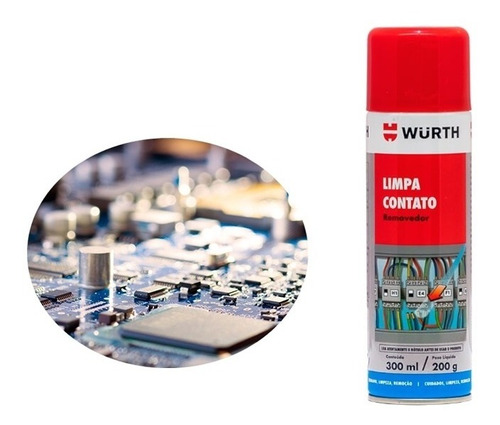 Limpa Contato E Removedor De Graxas 300ml Wurth