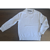 Sweater De Verano Little Akiabara T.4 Color Blanco Impecable