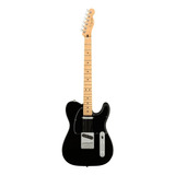 Guitarra Elétrica Fender Player Telecaster De  Amieiro Black Brilhante Com Diapasão De Bordo