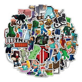 Minecraft Stickers 100 Unidades