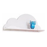 Estante Flotante Forma De Nube. Repisa Cloud Chapa Objetos