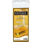 Depimiel Cera Depilatoria Roll On Descartable Miel 100g 