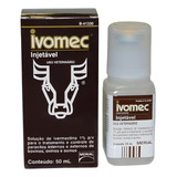 Ivomec 50ml Vermífugo P/ Bovinos, Suínos E Ovinos