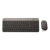 Combo Teclado Y Mouse Inalambrico Logitech Mk470 Slim Con Ñ