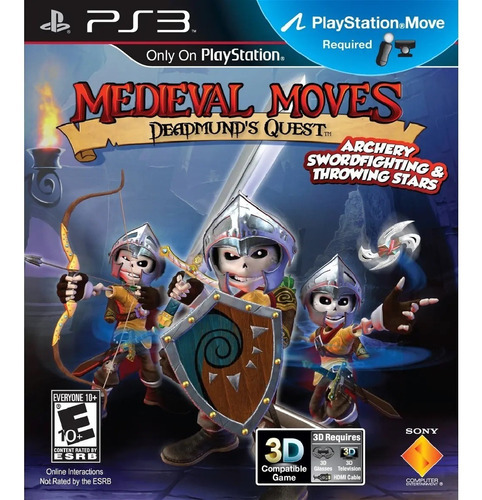 Jogo Medieval Moves Deadmunds Quest Ps3 Playstation Move