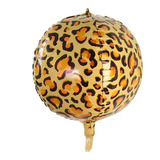 2 Globos Animal Print 4d Leopardo