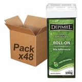 Cera Depilatoria Descartable Roll On Depimiel 100gr Pack X48