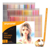 Brutfuner Lapices Colores Set De Arte Profesional 72 Colores